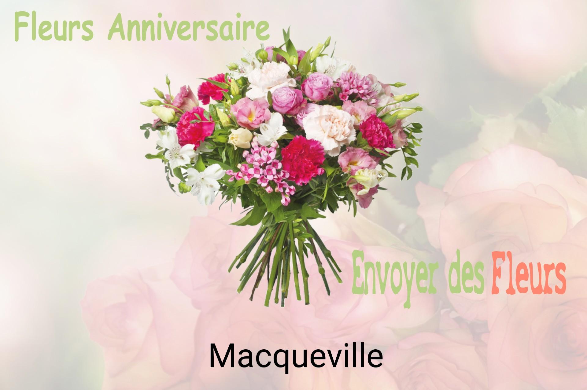 Bouquet de fleurs d’anniversaire livré à Macqueville